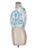 Unbranded 100% Polyester Blue Short Sleeve Blouse Size XL - photo 5