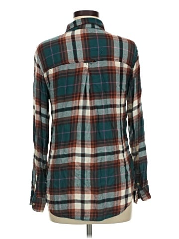 American Eagle Outfitters Long Sleeve Button-Down Shirt (view 2)