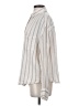 RSQ 100% Cotton Stripes Ivory Long Sleeve Blouse Size S - photo 5