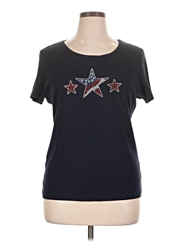 Karen Scott Short Sleeve Top (view 1)