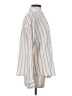 RSQ 100% Cotton Stripes Ivory Long Sleeve Blouse Size S - photo 4