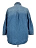 Risen 100% Cotton Blue Denim Jacket Size 2X - photo 2
