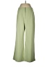 Unbranded 100% Polyester Solid Green Casual Pants Size L - photo 1
