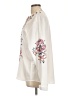 Unbranded 100% Polyester Paisley Ivory Long Sleeve Blouse Size XL - photo 5
