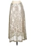 WD.NY Metallic Silver Formal Skirt Size S - photo 1