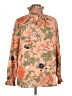 Tuckernuck 100% Polyester Floral Orange Long Sleeve Blouse Size XL - photo 1