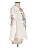 Unbranded 100% Polyester Paisley Ivory Long Sleeve Blouse Size XL - photo 4
