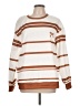 Unbranded Stripes White Pullover Sweater Size L - photo 1