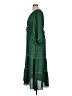 Max Studio 100% Polyester Paisley Green Casual Dress Size XL - photo 5