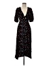 Maje Hearts Black Casual Dress Size EU (FR) 38 / US 6 - photo 1
