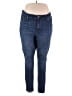CALVIN KLEIN JEANS Solid Blue Jeans Size 20 - photo 1