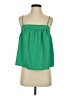 Assorted Brands 100% Polyester Green Sleeveless Blouse Size P (petite) - photo 1