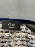 VICI 100% Polyester Tweed Blue Jacket Size S - photo 6