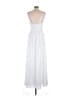 INA 100% Polyester White Cocktail Dress Size L - photo 2