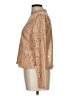 Zara Tan Long Sleeve Blouse Size L - photo 5