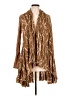 Knitted & Knotted Brown Cardigan Size L - photo 1