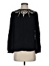 Kobi Halperin 100% Silk Black Long Sleeve Silk Top Size S - photo 1
