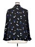 Talbots 100% Polyester Polka Dots Black Long Sleeve Blouse Size 2X - photo 2