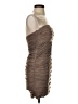 Entry Metallic Brown Cocktail Dress Size S - photo 4