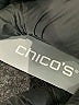 Chico's Metallic Silver 3/4 Sleeve Blouse Size XL (3) - photo 8