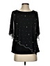 Chaus Black 3/4 Sleeve Blouse Size S - photo 1