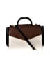 Nine West Color Block Brown Satchel One size - photo 1