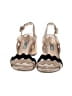 Prada 100% Leather Gold Sandals Size EU 36 - photo 2
