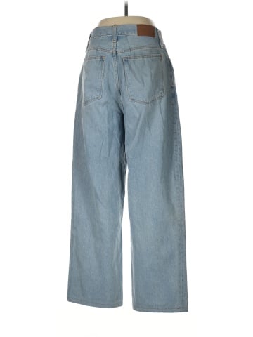 Madewell Tall Baggy Straight Jeans in Berteau Wash (view 2)