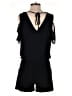 I.N. San Francisco 100% Polyester Solid Black Romper Size S - photo 2