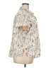 Unbranded 100% Cotton Floral Ivory White Short Sleeve Blouse Size 3X - photo 4