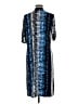 Dana Buchman Print Blue Casual Dress Size M - photo 2