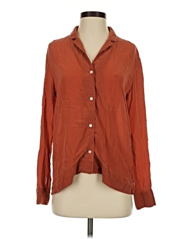 Everlane Long Sleeve Silk Top (view 1)