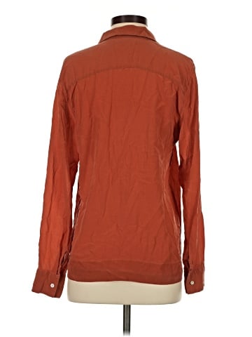 Everlane Long Sleeve Silk Top (view 2)