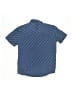Levi's 100% Cotton Chevron-herringbone Blue Short Sleeve Button-Down Shirt Size 8 - 10 - photo 2