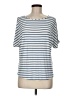 Colette Stripes Blue Short Sleeve T-Shirt Size M - photo 1