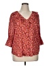 Ann Taylor Red 3/4 Sleeve Blouse Size XL (tall) - photo 1