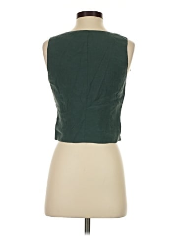 Madewell Katrina Crop Vest Top in Softdrape (view 2)