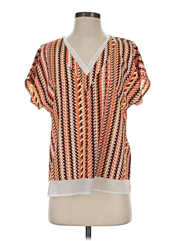 DKNY Short Sleeve Blouse (view 1)