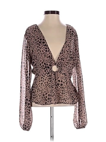 Lulus Long Sleeve Blouse (view 1)