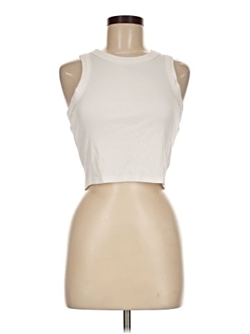 Madewell Supima&reg; Rib Crop Tank (view 1)