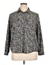 Lands' End Tweed Gray Long Sleeve Blouse Size XL - photo 1
