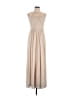 David's Bridal 100% Polyester Tan Cocktail Dress Size 10 - photo 1