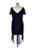 Adrianna Papell Solid Blue Cocktail Dress Size XL - photo 2