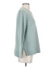 Ella Moss 100% Nylon Solid Teal Pullover Sweater Size S - photo 4