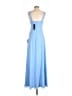 Lulus 100% Polyester Color Block Blue Casual Dress Size S - photo 2