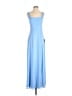 Lulus 100% Polyester Color Block Blue Casual Dress Size S - photo 1