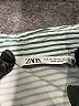 Zara Stripes Green Long Sleeve Button-Down Shirt Size XS - photo 7