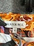 Hunter Bell 100% Cotton Paisley Orange Casual Pants Size 2 - photo 7