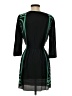 Sandro 100% Silk Graphic Black Cocktail Dress Size Sm (1) - photo 2