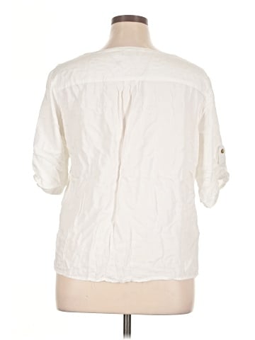 Jones New York Signature 3/4 Sleeve Blouse (view 2)